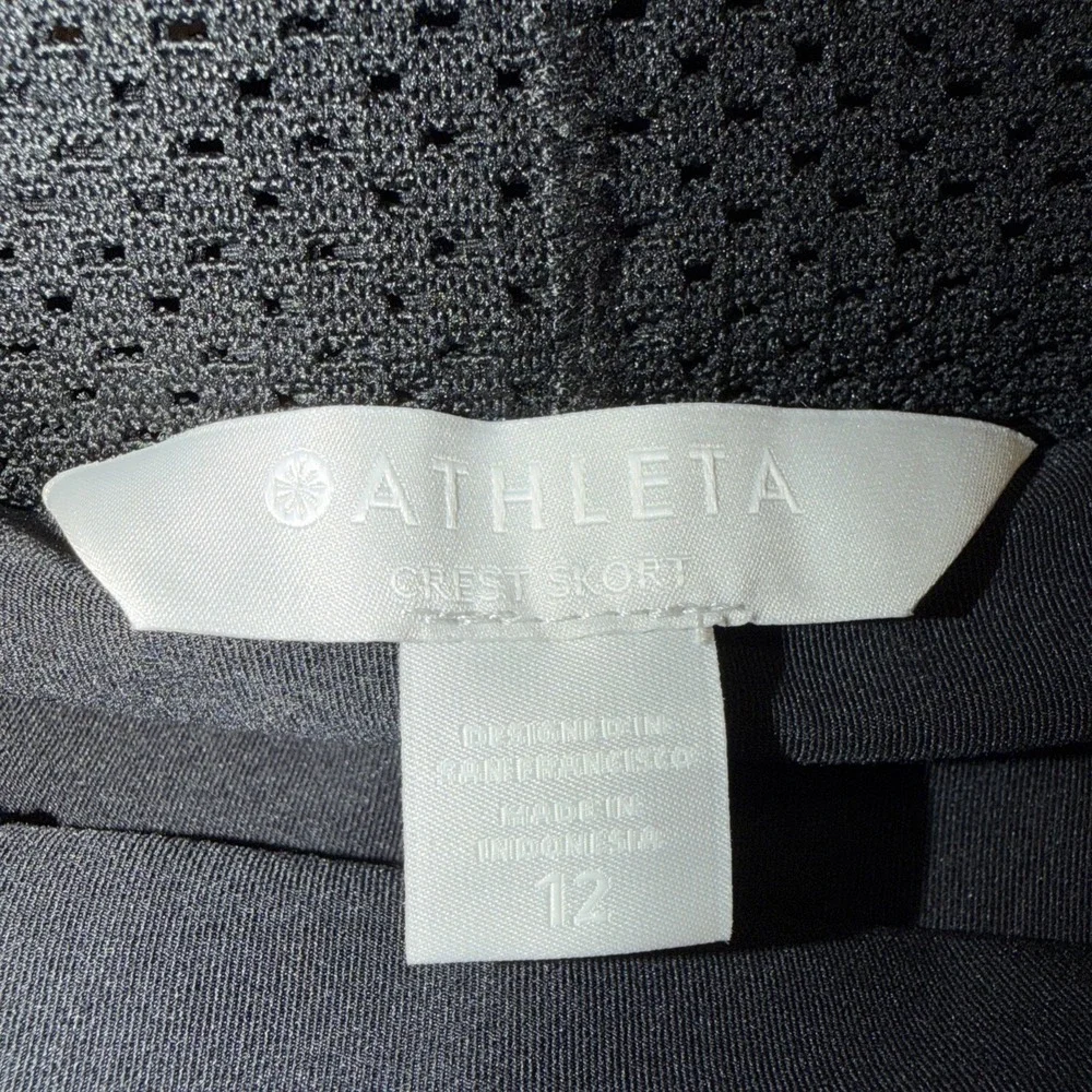 Womens‎ Athleta Crest Skort Black Size 12 Golf Tennis Hiking 531132 Shorts